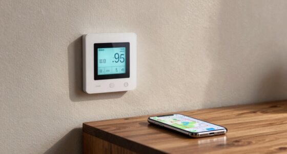 thermostat detects departure boundary