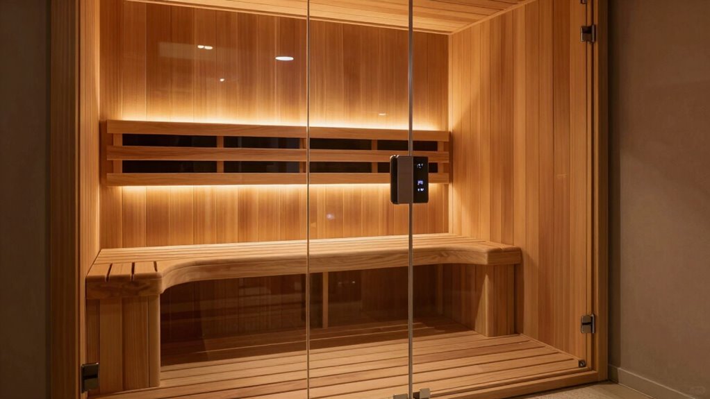 choosing spacious safe sauna