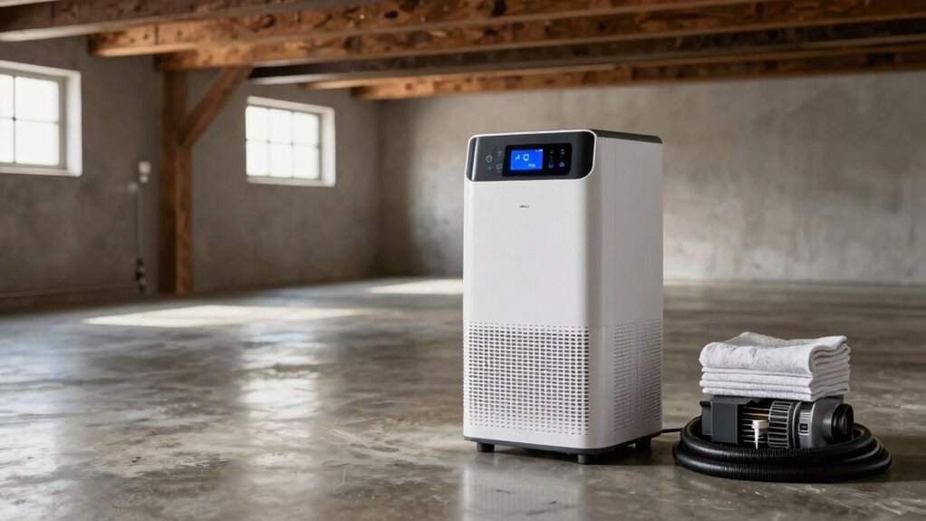 choosing the right basement dehumidifier