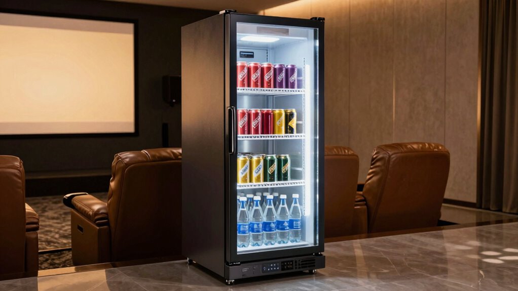 optimal beverage fridge features