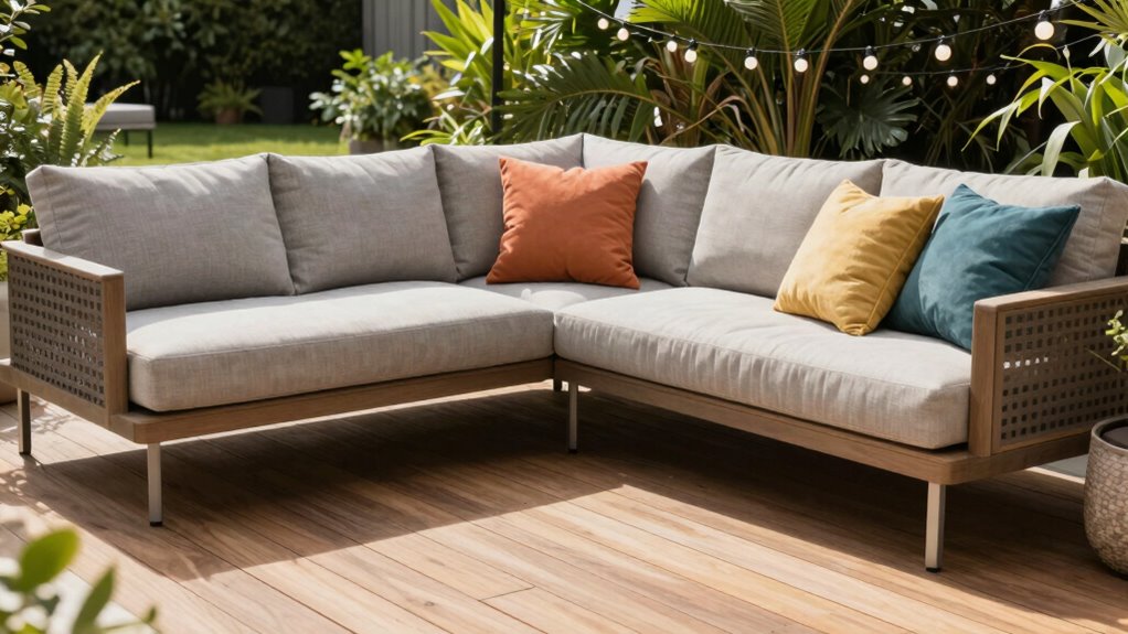 outdoor sectional cushion considerations