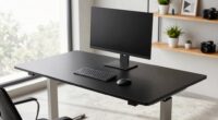 small office sit stand desk options