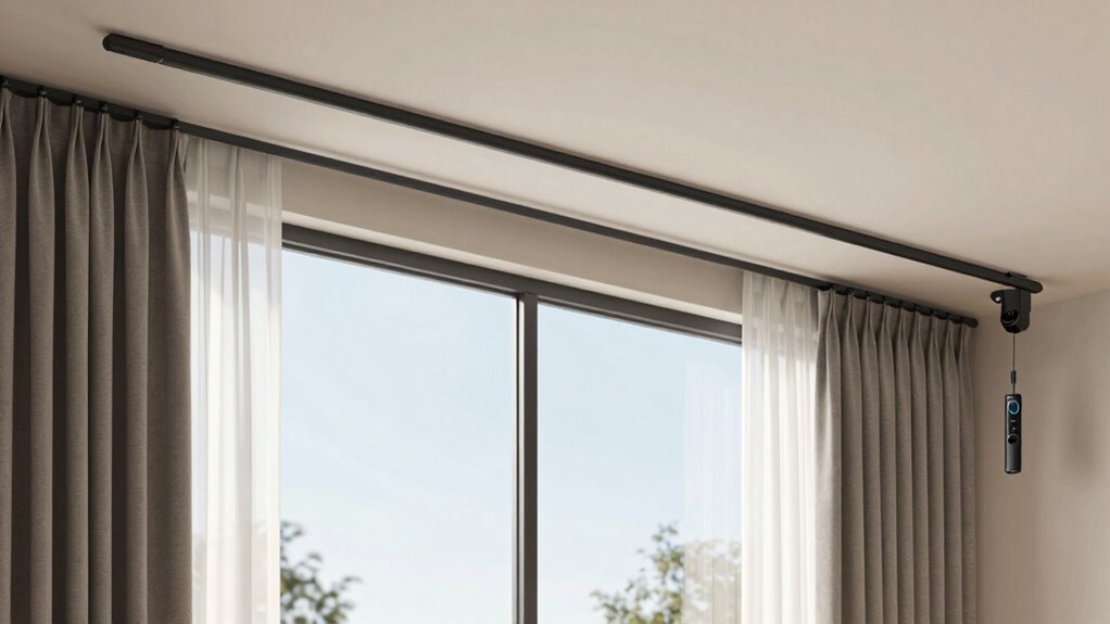 smart curtain rod features