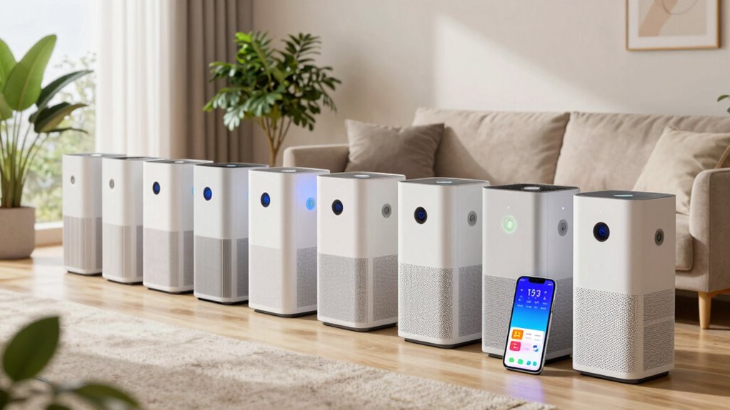 top app controlled air purifiers