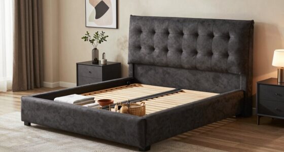 top bed frames with storage