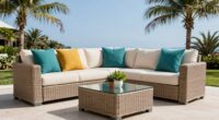 top cushioned outdoor sectionals