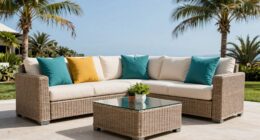 top cushioned outdoor sectionals