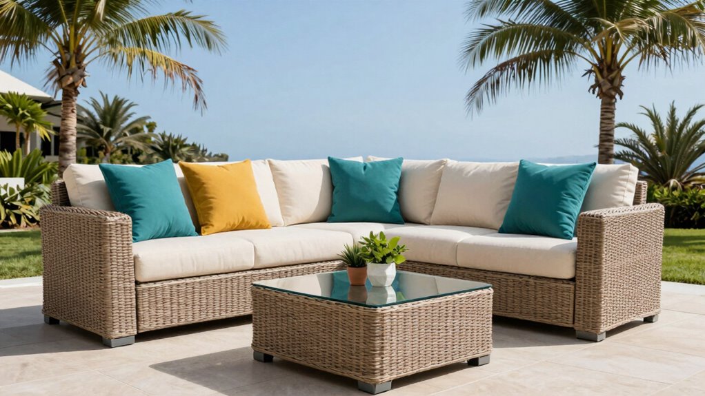 top cushioned outdoor sectionals