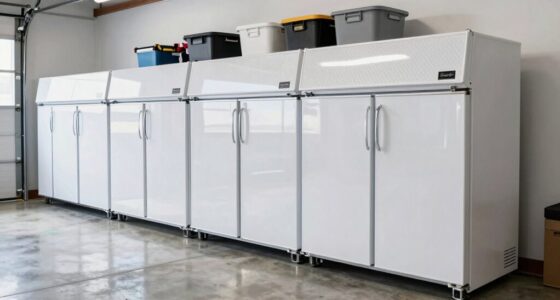 top garage chest freezers