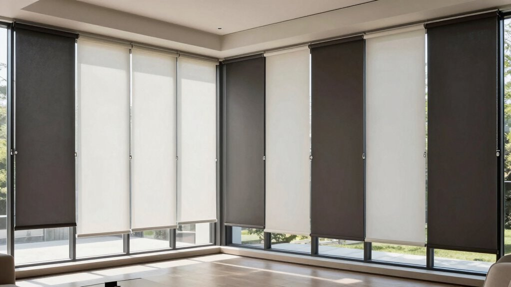 top large window smart blinds