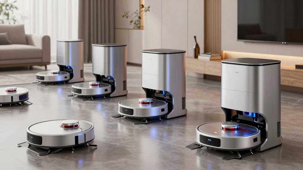 top self washing robot vacuums