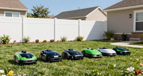 top small yard robot mowers