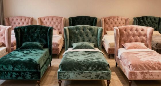 top wingback upholstered beds