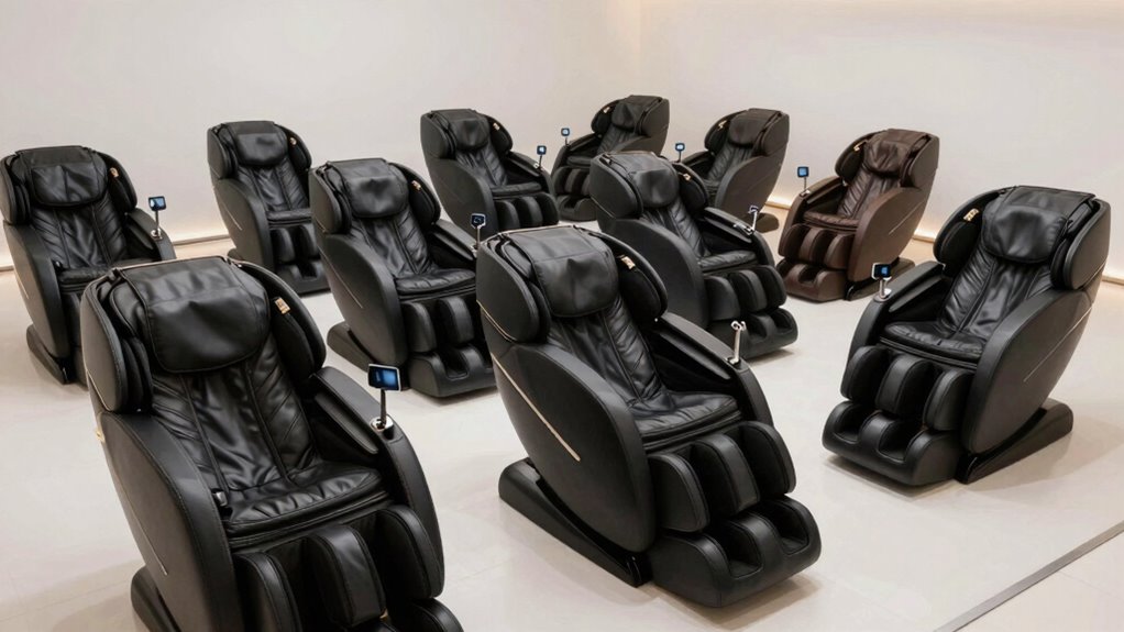 top zero gravity massage chairs