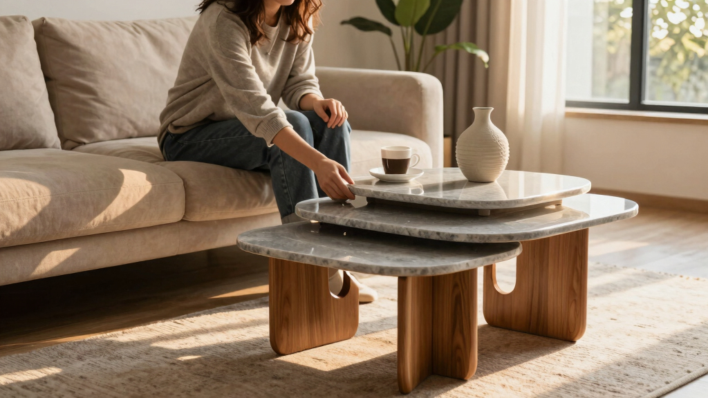 11 Best Nesting Coffee Table Set Stone Top in 2026