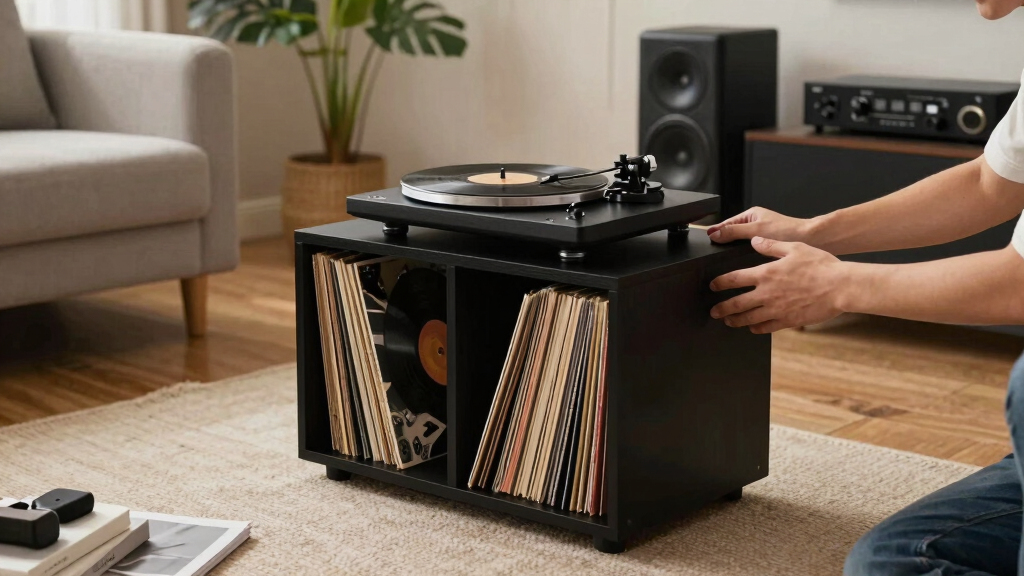 15 Best Turntable Stand With Vinyl Storage Premium in 2026
