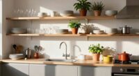 aesthetic but impractical shelving