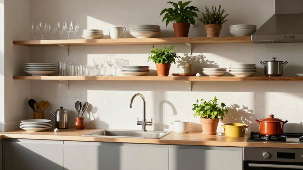 aesthetic but impractical shelving