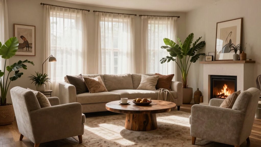 arrange furniture for conversation