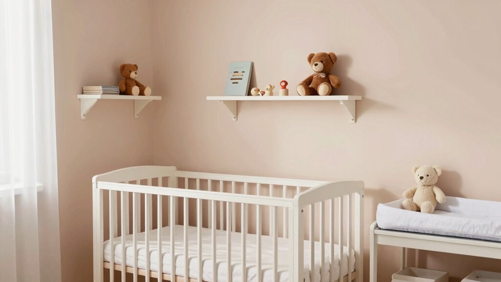 calm organized nursery environment