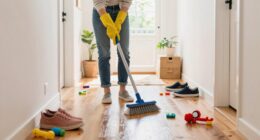 clear clutter to prevent falls