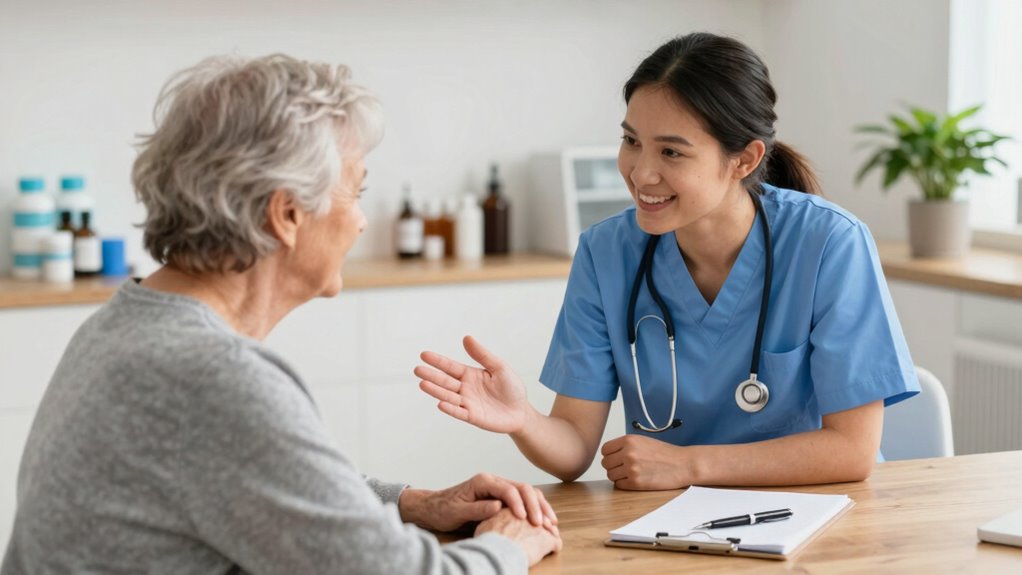 clear consistent caregiver communication
