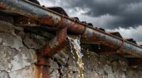 clogged gutters cause hazards