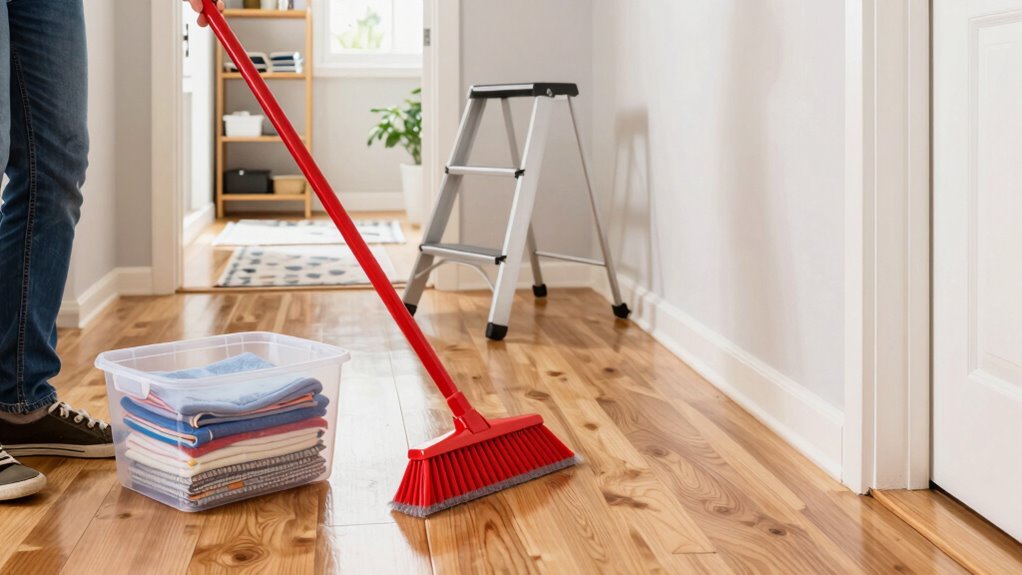 clutter free safe footwear practices