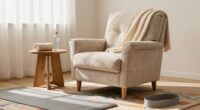 comfortable chair exercise setup