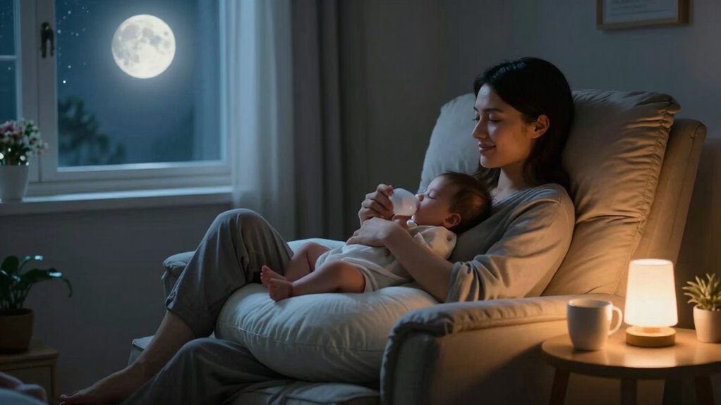 comfortable efficient night feeding