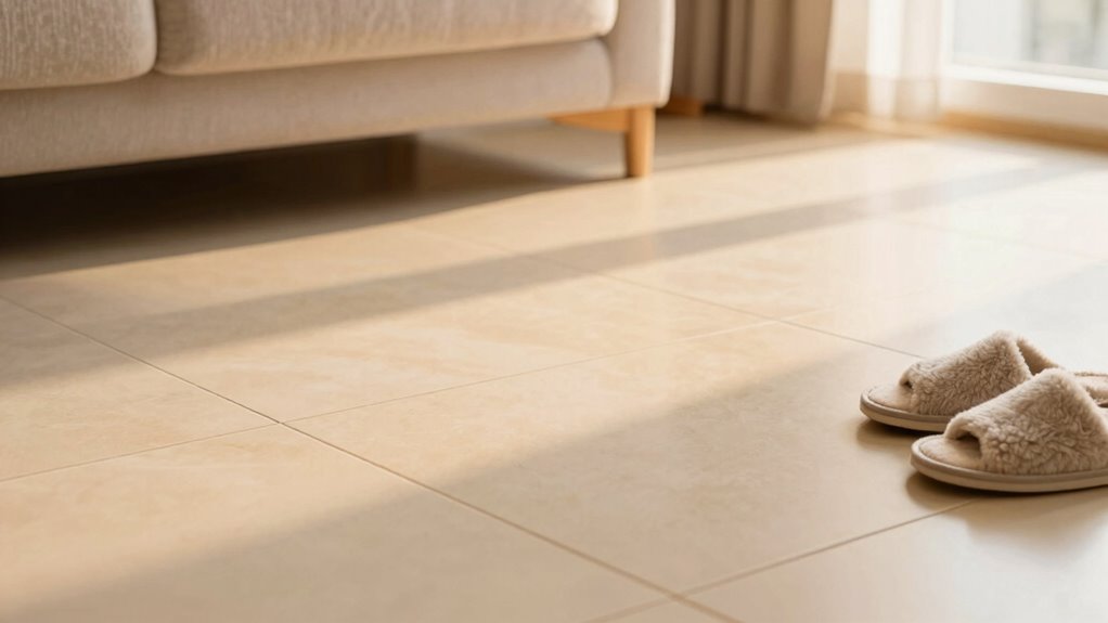comfortable warm flooring solution