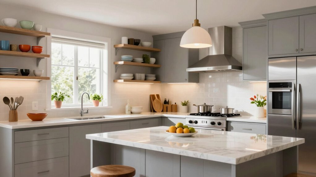 cozy eco friendly organized kitchen