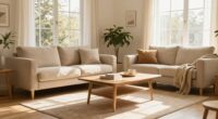 cozy simple organized spaces