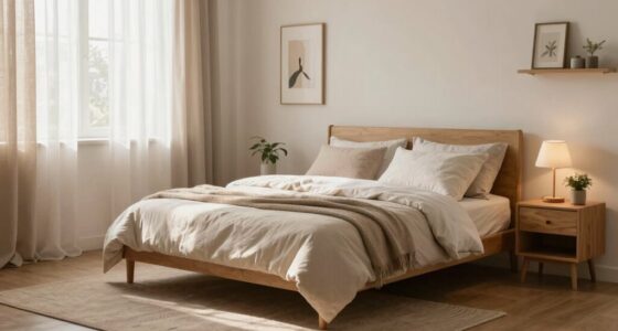 create a cozy spacious feel