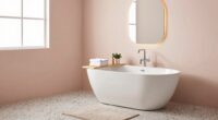 create a soothing bathroom atmosphere