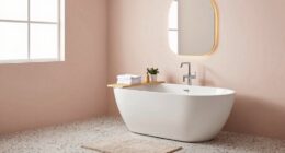 create a soothing bathroom atmosphere