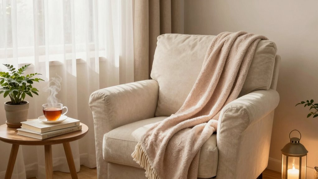create calming mindful retreat