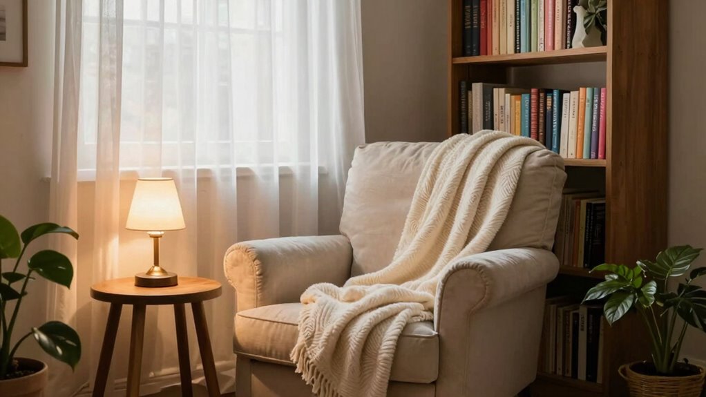create cozy reading sanctuary