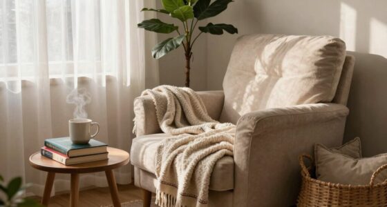 create cozy reading space