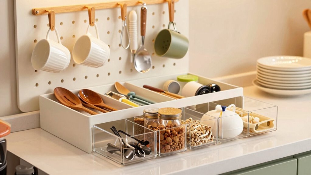 creative vertical space saving organization
