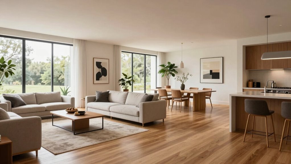 define space with furniture