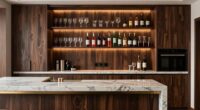 efficient home bar storage