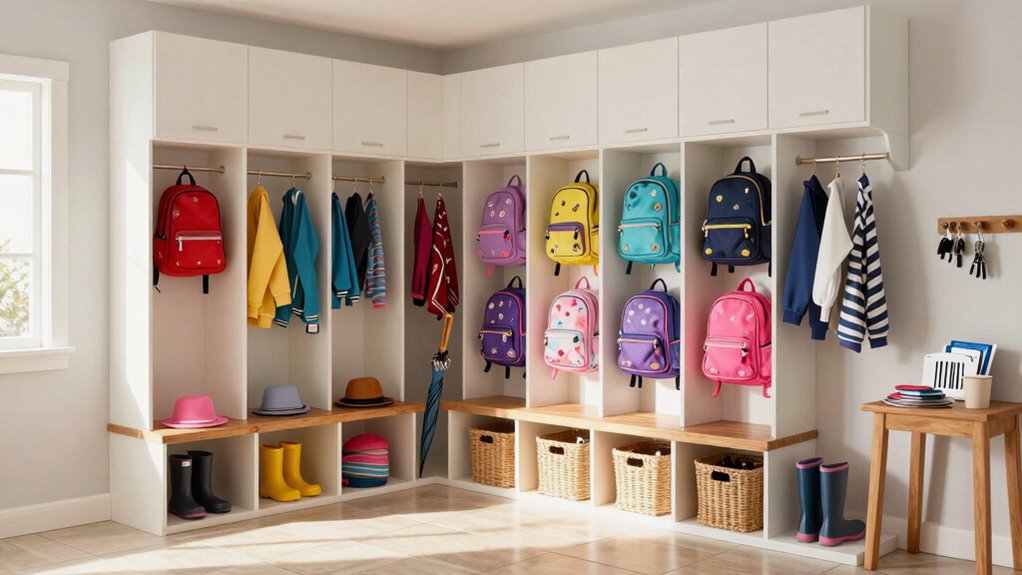 efficient organized entryway space