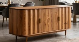 elegant fluted storage design