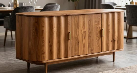 elegant fluted storage design