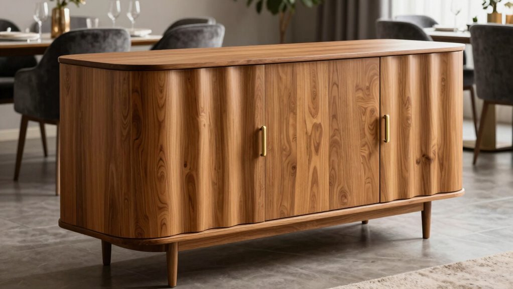 elegant fluted storage design
