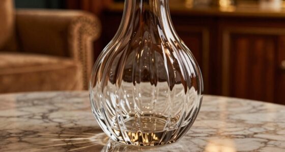 elegant textured glass decor