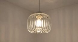 elegant textured glass illumination