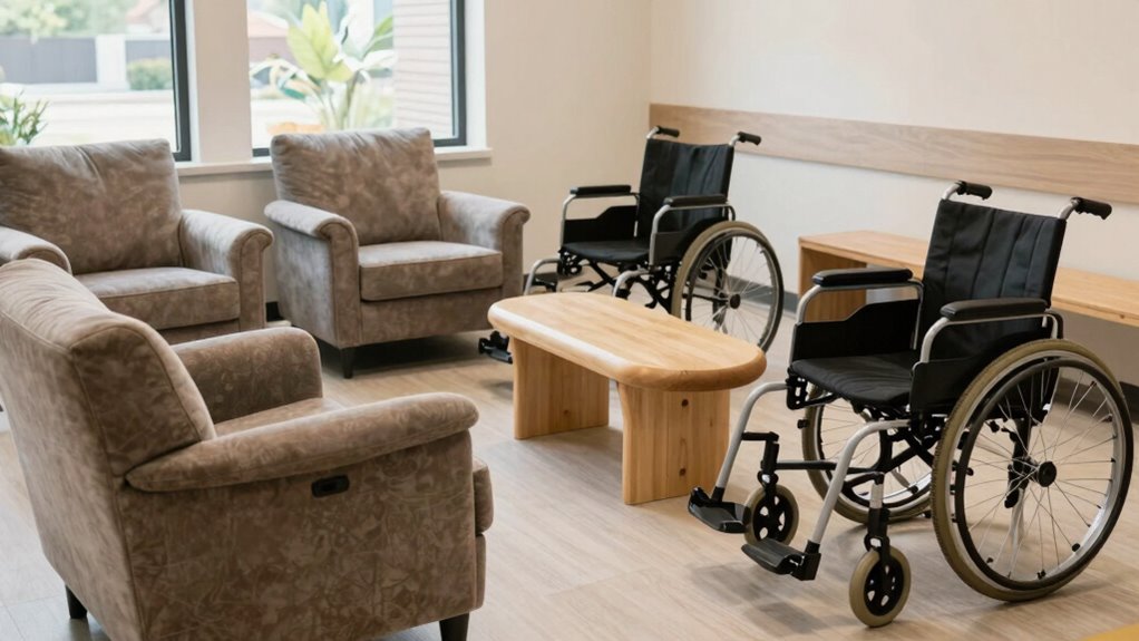 ergonomic stylish caregiving seating