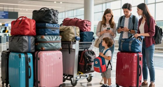family gear luggage planning